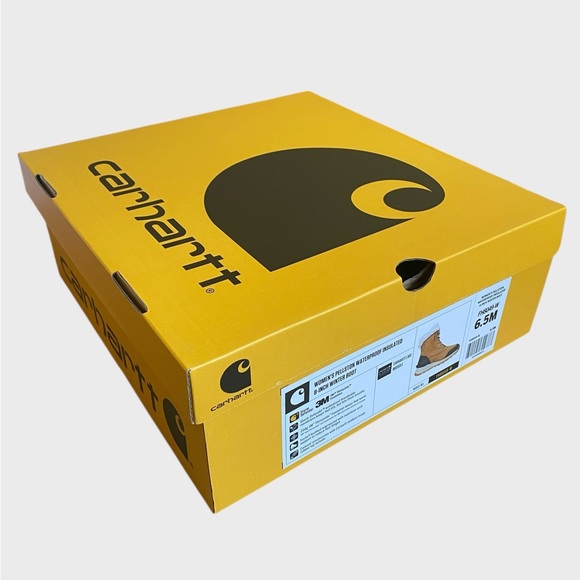 NWB Carhartt Women's Pellston Waterproof Insulated 8" Winter Boot Size 6.5 Tan - Picture 16 of 16